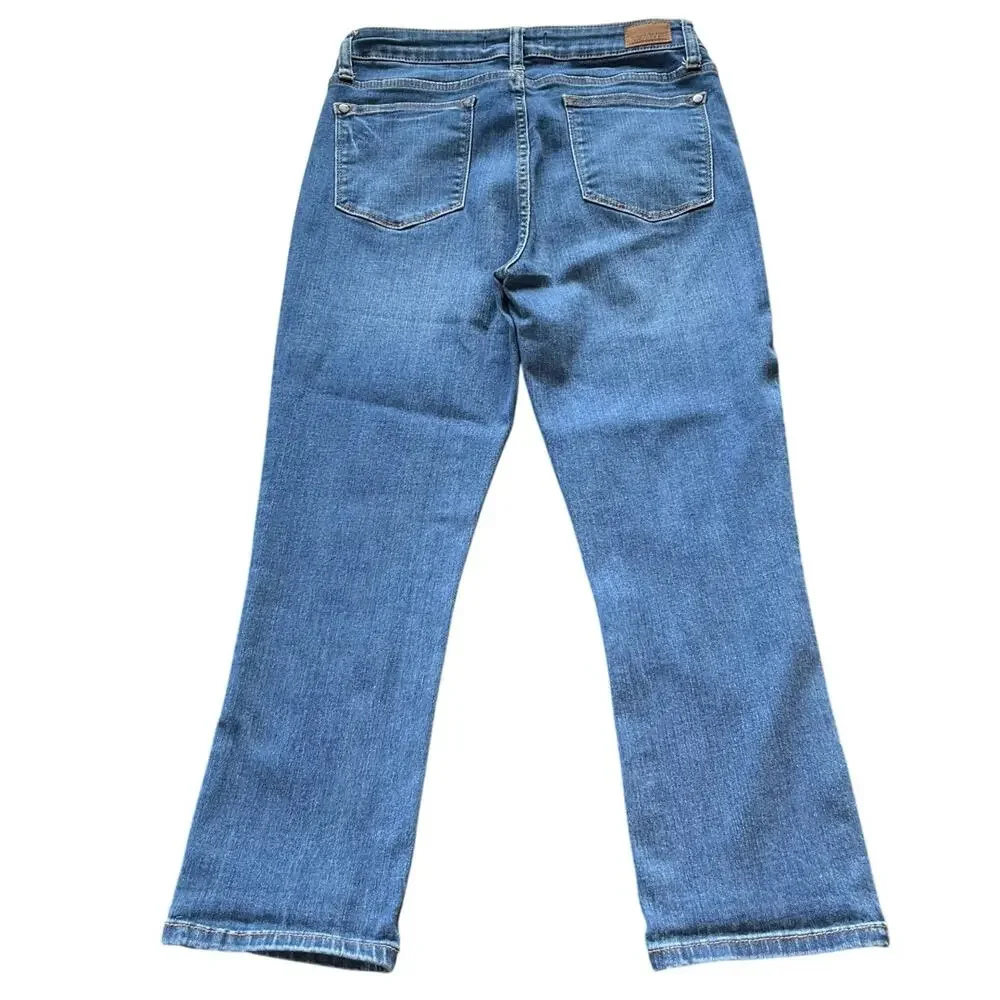 Judy Blue Women’s Size 29 Cropped Jeans Medium Wash Stretch Denim - Picture 3 of 9